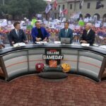 College GameDay set live from Baton Rouge ahead of a rivalry game between Alabama and LSU.